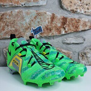 Nike Alpha Menace Pro 3 Football Cleats Men's Size 12 Razor Sharp Cuts Green NEW